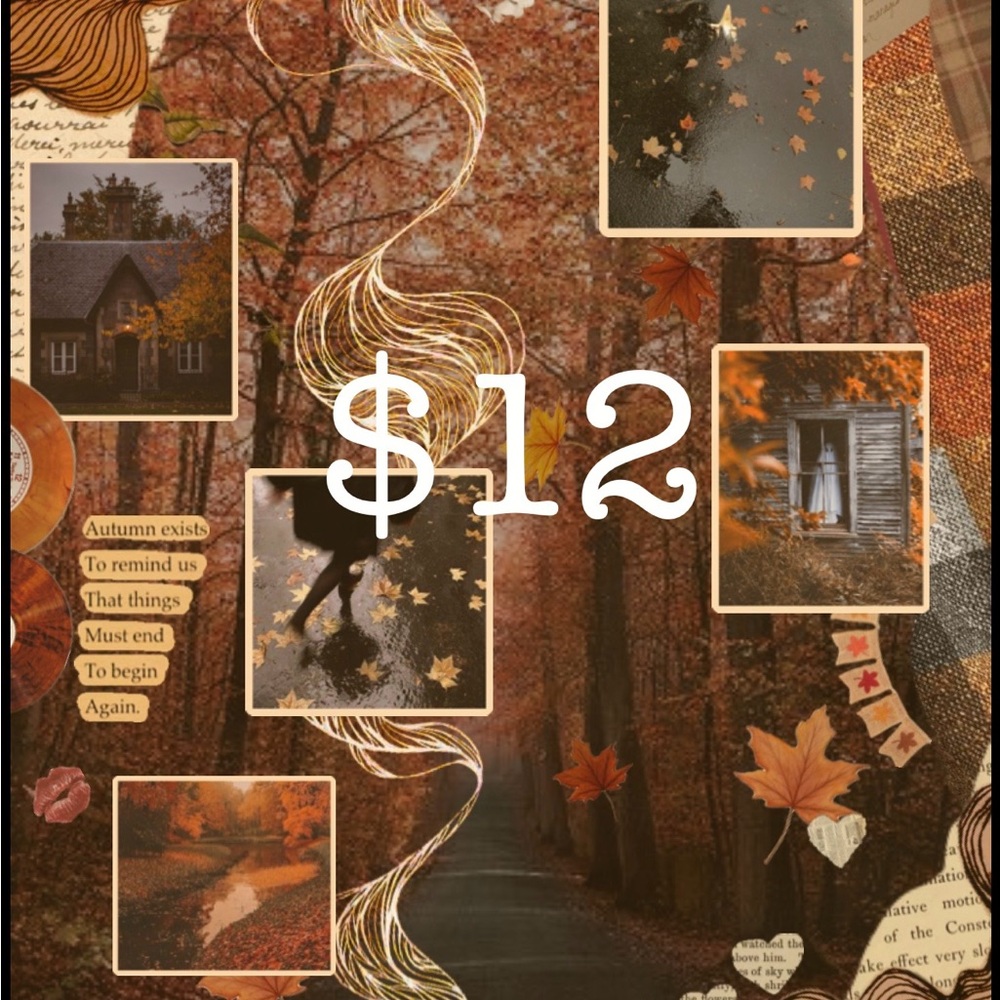 $12 Unlisted | as shown in Live show